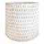 Honeybloom Neutral Patterned Small Table Lamp Shade, 11x11x11