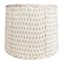Honeybloom Neutral Patterned Medium Table Lamp Shade, 10x14x10