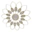 Providence Mirror Floral Wall Decor, 12"