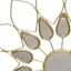 Providence Mirror Floral Wall Decor, 12"
