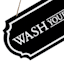 Wash Your Hands Metal Hanging Wall Decor, 6x16