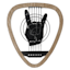 Wood & Metal Guitar Pick Wall Decor, 17x15