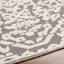 (B862) Found & Fable Lyna Grey & White Patterned Washable Runner, 2x7