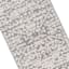 (B862) Found & Fable Lyna Grey & White Patterned Washable Runner, 2x7