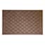 Brown Textured Rubber Doormat, 24x36