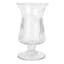 Providence Ribbed Clear Glass Vase, 6"