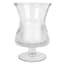 Providence Ribbed Clear Glass Vase, 9"