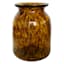Providence Tortoise Shell Glass Urn Vase, 7"