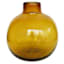 Honeybloom Amber Cantaro Glass Vase, 6"