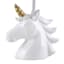 Tiny Dreamers White Ceramic Unicorn Lamp with Shade, 17"