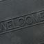 Black Welcome Rubber Pin Mat, 18x30