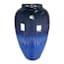 Ty Pennington Blue Reactive Glaze Ceramic Vase, 12"