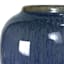 Ty Pennington Blue Reactive Glaze Ceramic Vase, 6.5"