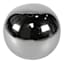 Found & Fable Silver Ceramic Orb, 4"