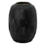 Found & Fable Eileen Black Ceramic Vase, 8"