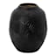 Found & Fable Eileen Black Ceramic Vase, 6"