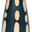 Found & Fable Carved Black Vase, 14"