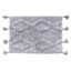 Found & Fable Grey Moroccan Flatweave Bath Mat, 20x32