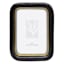 Black with Gold Detail Edge Tabletop Picture Frame, 5x7
