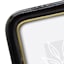 Black with Gold Detail Edge Tabletop Picture Frame, 5x7