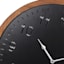 Crosby St. Metal & Wood Round Wall Clock, 24"