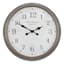 Grey Round Wall Clock, 30"