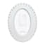White & Gold Oval Tabletop Picture Frame, 4x6