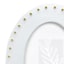 White & Gold Oval Tabletop Picture Frame, 4x6