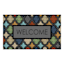 Multicolor Lattice Welcome Doormat, 18x30