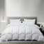 Serta White Microfiber Down Comforter, Queen