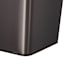 Black Stainless Steel Wastebasket, 11.7l