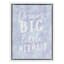 Tiny Dreamers Dream Big Framed Canvas, 6x8