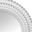 Found & Fable White & Silver Round Wall Mirror, 22"