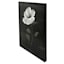 Providence Black Floral Canvas Wall Art, 16x20