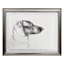 Providence Glass Framed Dog Sketch Print Wall Art, 22x18