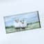 Honeybloom Glass Framed Sheep Print Wall Art, 17x13