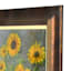 Glass Framed Sunflowers Print Wall Art, 21x26