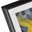 Glass Framed Cafe Terrace at Night Print Wall Art, 23x27