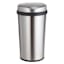 45L Round Stainless Steel Swing-Top Trash Bin