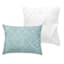 6-Piece Jenna Aqua Lattice Essential Comforter Set, Twin