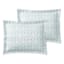 8-Piece Jenna Aqua Lattice Essential Comforter Set, Full