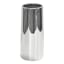 Ty Pennington Shiny Silver Ceramic Vase, 8"