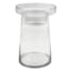 Ty Pennington Clear Glass Pillar Candle Holder, 9"