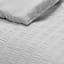Tiny Dreamers Harbor Mist Grey Seersucker Comforter Set, Twin