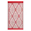 Red Plastic Outdoor Accent Rug, 2x4