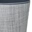 Grey Deco Line Wastebasket, 18"