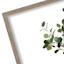 Honeybloom Glass Framed Floral Print Wall Art, 17x21