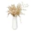 Pampas with Mixed Leaves in Ceramic Pot, 16"