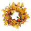 Orange Pinecone & Maple Leaves Wreath, 24"