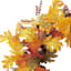 Orange Pinecone & Maple Leaves Wreath, 24"